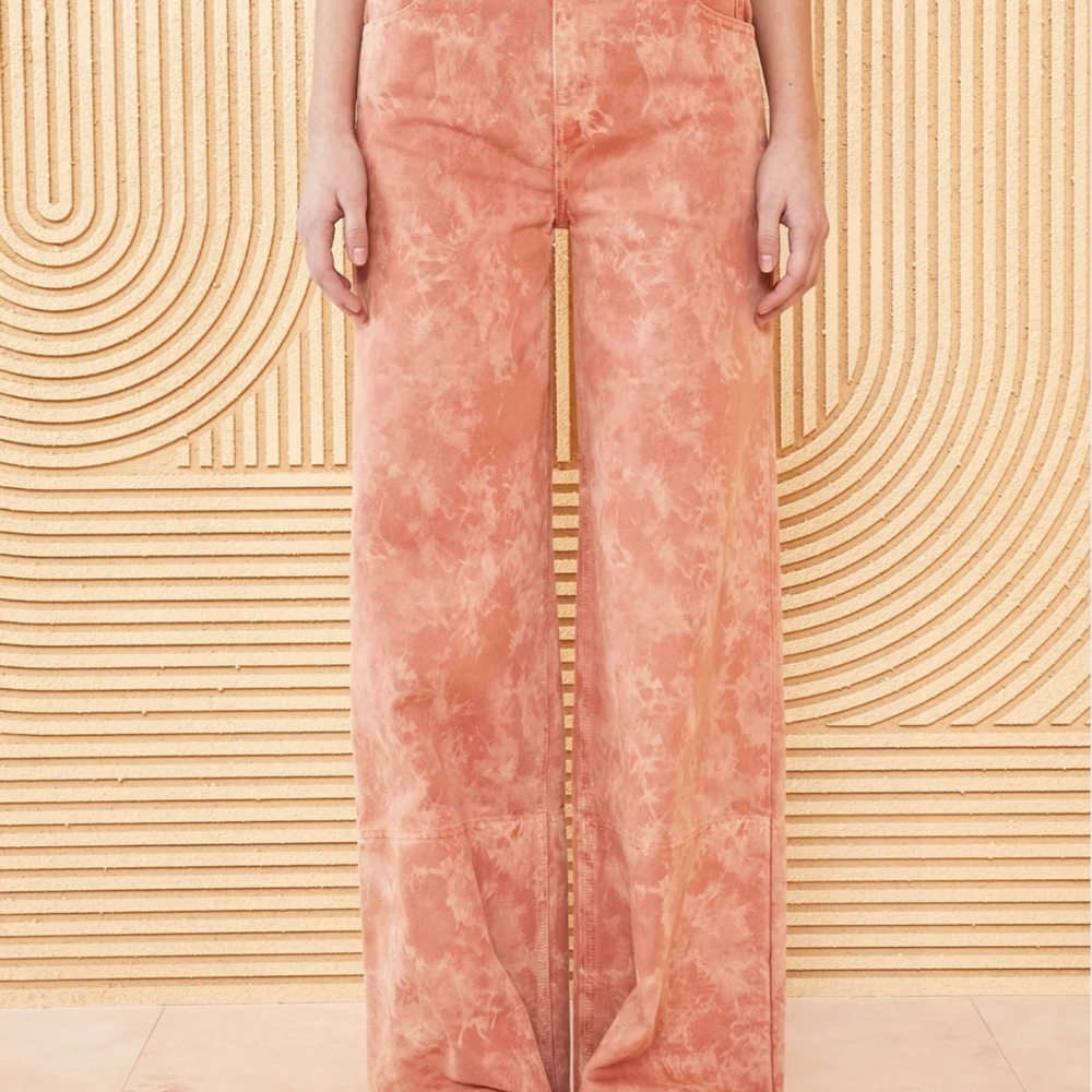 NWT Ulla Johnson Margot Jean Aura Wash Barrel Leg, Size 27